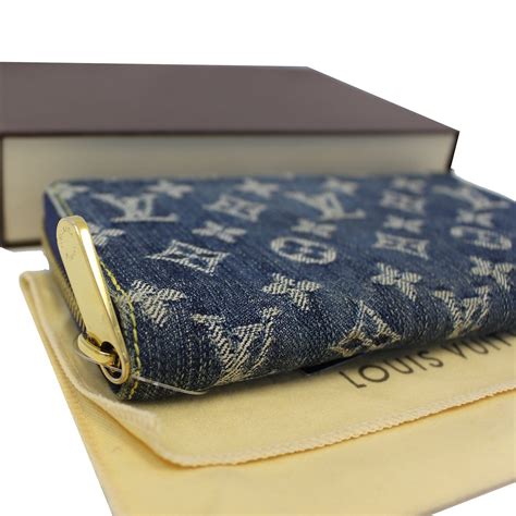 denim lv wallet